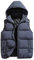 Herren Winterjacken Outlet Sale Herren Steppweste 2024 Winter Warme Weste Herren mit Kapuze Fleeceweste Outdoor Jacke Übergangswesten Für Männer Taschen Ärmellos Jacke Daunenweste(Dunkelgrau,L)