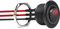acegoo Aluminio Interruptores de Palanca 12V 20A Redondo Interruptor Basculante SPST ON/OFF 25mm, para Camper Autocaravana Barco Camión Coche, 14 AWG Precableado 12V/24V (1Pcs, Indicador Rojo)