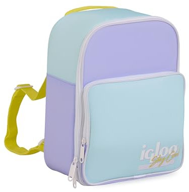 IGLOO Retro Mini Kühl-Rucksack - Lilac - Isolierte Kühltasche - ca. 9 Liter Fassungsvermögen