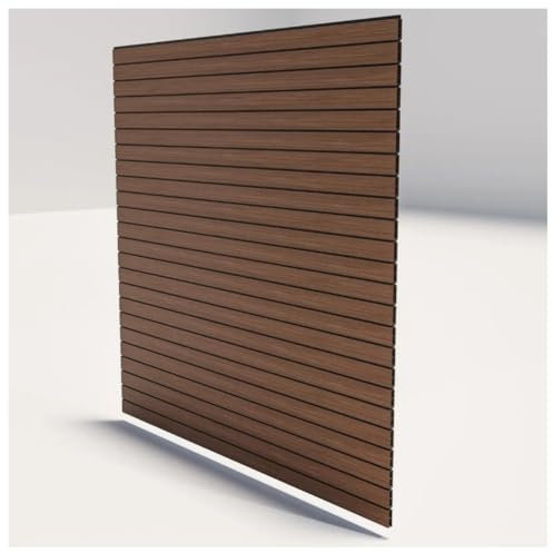 HORI® Rhombus-Style WPC Sichtschutz | Stecksystem | Zaun | Garten | Gartenzaun | Lamellenzaun | Windschutz | Zaunelemente I 180 x 180 cm I Braun