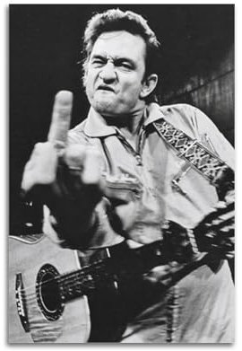 RUWHEYQW Johnny Cash At San Quentin Poster, Vintage-Wandkunst, Leinwand, ästhetische Poster, Musik und Filme, Dekor, Gemälde für Wohnzimmer, Schlafzimmer, 20 x 30 cm, ungerahmter Stil