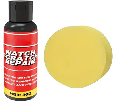 Generisch Uhrenpolitur, Kratzreparatur Poliercreme Politur Set Hochglanz, Universal Polierpaste Politur, Polieren Entfernen Von Kratzern Oberflächenreparaturmittel, Uhren Autos Schmuck