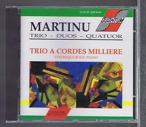 Martinu : Trio-Duo-Quatuor