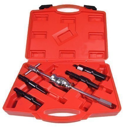 KATSU Set di Estrattori per Cuscinetti Interni 5 Pezzi, Kit di Martelli Scorrevoli Interni Ciechi da 10-32 mm, Strumento di dell'Estrattore per Cuscinetti per La Riparazione Automatica 450506