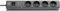 Brennenstuhl Socle 4 Prises Anthracite 2 m - Parasurt 19.500a, Anthracite, 4 prises