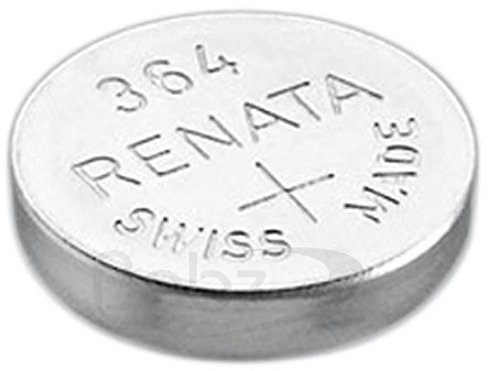 Aksans (TM) RENATA 364 SR621SW Uhrenbatterie 10 (AG1 621)