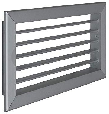 GASMOBE Rejilla ventilacion retorno simple aluminio deflexion horizontal aire acondicionado MEDIDAS INTERNAS (800x100, Aluminio)