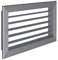 GASMOBE Rejilla ventilacion retorno simple aluminio deflexion horizontal aire acondicionado MEDIDAS INTERNAS (800x100, Aluminio)