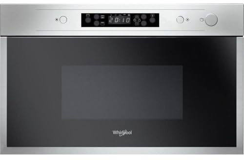 Whirlpool AMW 442/IX Integrato 22L 750 W Acciaio inossidabile – Microonde (Incorporato, 22 L, 750 W, Acciaio inossidabile, 700 W, 25 cm)