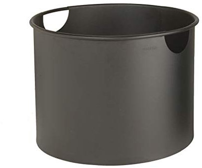 Morsø Holzeimer – Holzkorb für Kaminholz, Feuerholzkorb aus pulverlackiertem Stahl, kleiner Kaminkorb im cleanen Design für Innen, 40 x 32 cm, Schwarz matt