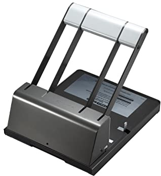 Bostitch 03200 Xtreme Duty 2-3 Hole Punch, 160-Sheet Capacity, Black/Silver