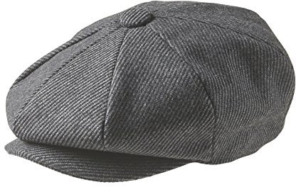 Béret Peaky Blinders en molleton laine - Gris - X-Large
