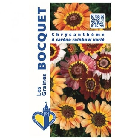 Sachet de graines de Chrysanthème à carène Rainbow varié - 2 g - LES GRAINES BOCQUET