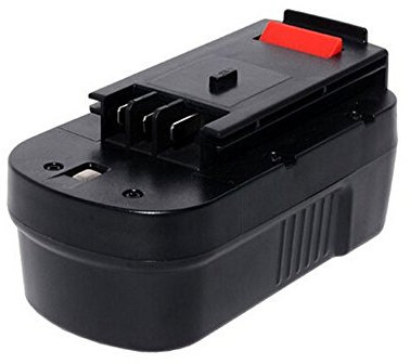 Replacement Power Tool 18V Ni-Cd 2000mAh Batterie pour Black & Decker Perceuse sans fil Impact Driver 244760-00, A1718, A18, HPB18, HPB18-OPE, FS18BX, FS18FL, FSB18,Firestorm FS180BX