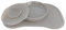 Twistshake Click Mat + Plate | Baby Non-Slip Tableware Set | Baby Plate + Baby Placemat (38x25) | BPA-Free Baby Weaning Plate | Baby Suction Plate | Food Training Plate for Kids 6m+ | Grey
