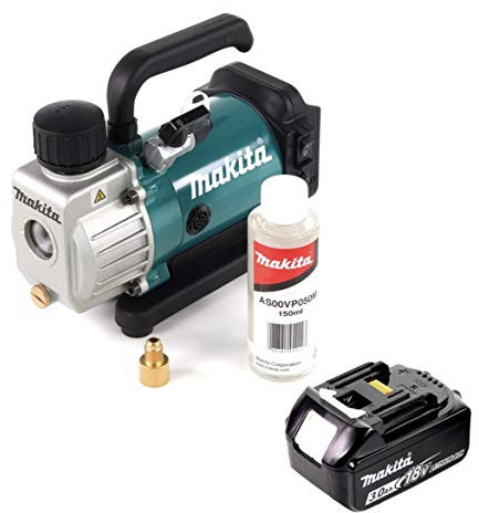 Makita DVP 180 F1 Pompe à vide sans fil 18 V + 1x Batterie BL 1830 3,0 Ah - sans Chargeur