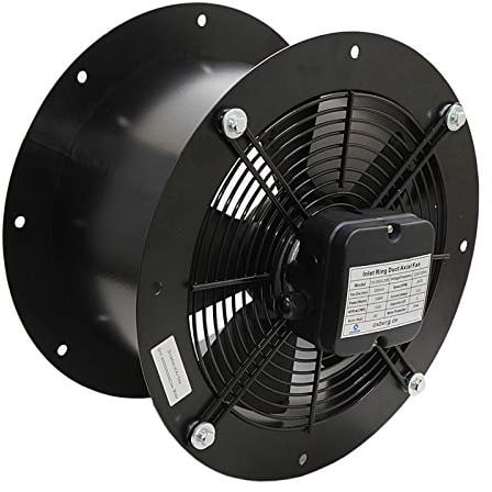 Industrial Duct Fan Cased Axial Commercial Kitchen Canopy Extractor 400mm