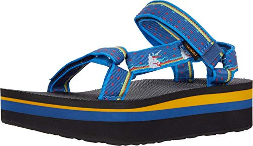 Teva Unisex-Erwachsene Flatform Universal Sandale, Einhorn dunkelblau