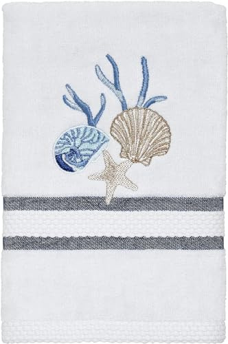 Avanti Linens - Hand Towel, Soft & Absorbent Cotton Towel (Blue Lagoon Collection)