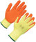 A406 24 Pair Latex Coated Orange Rubber Work Gloves Mens Safety Builders Gardening Scaffolding Mens Safety Gloves (X-Large/10)