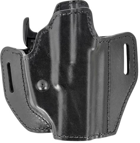 BIANCHI® 126GLS Gürtelholster (verdeckte Trageweise), Leder (38 mm BL) / schwarz, rechts, Größe 83 (Standard)