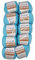 10 x 50g Strickwolle YarnArt Baby Cotton mit 50% Baumwolle, 500 Gramm Wolle einfarbig (turkis 446)