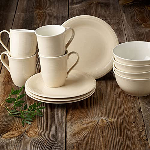 12-tlg. Frühstücks Set für 4 Pers. COLOR LOOP SAND Like by Villeroy & Boch
