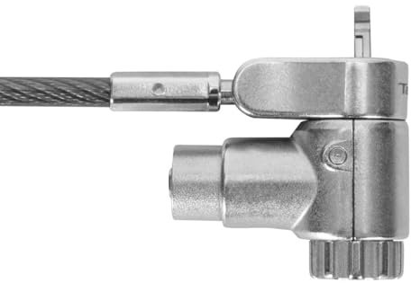 Targus ASP95GL DEFCON Ultimate Universal-Kabelschloss mit Schlüssel und anpassbarem Schlosskopf