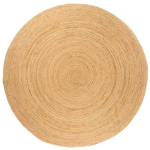 vidaXL Teppich Jute Geflochten 180 cm Rund