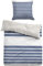 TOM TAILOR 0067693 Bettwäsche Garnitur mit Kopfkissenbezug Satin - Aurin 1x 135x200 cm + 1x 80x80 cm, Indigo Blue