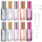 Segbeauty Atomizador Perfume Recargable, Recargador Perfume, 10 Piezas Atomizador de Perfume Portátil 10ml, Botella de Perfume Viaje para Fiestas, Cita