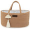 Yunioo Baby Wickel Organizer für Wickelutensilien und Wickeltisch zubehör, Wickeltisch Organizer, Windeltasche und Baby Wickeltasche für Windeln und Wickelkommode, Baby Bag Organizer - Ziegel