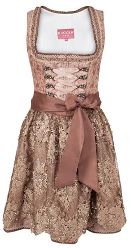 Krüger Dirndl Damen Dirndl 412462 rose 40