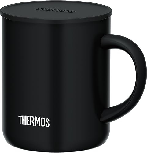 THERMOS JDG-352C SMB - Taza aislada al vacío, 350 ml, negro ahumado