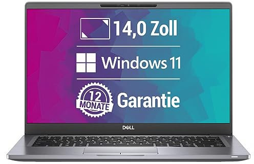 Dell Latitude 7400 14 Zoll Full HD Laptop Intel Core i5-8365U@ bis zu 4,1 GHz 8 GB 256 GB SSD mit Windows 11 Pro & GRATIS Antiviren-Software HDMI inkl. 12 Monate Garantie (Generalüberholt)