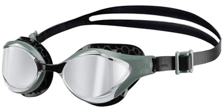 ARENA Schwimmbrille AIR-Bold Swipe Mirror 006832 Silver-Dark Olive One Size