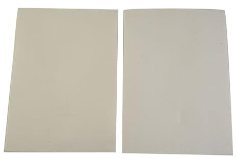 ZYNCUE Fogli isolanti in fibra di ceramica A4, guarnizione isolante ad alta temperatura, foglio di tenuta termica per tubi di canna fumaria (210 mm x 297 mm) (A)