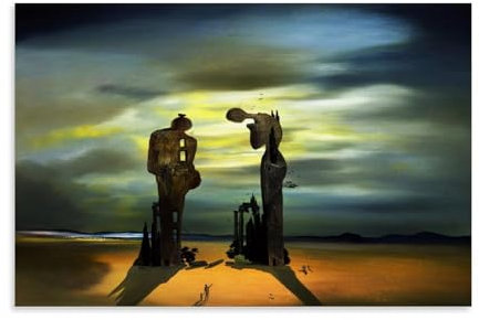MZeer Salvador Dalí Malerwerke, Posterdruck, Wandkunst, Gemälde, Leinwand, Kunstwerke, Geschenkidee, ästhetisch, 40 x 60 cm
