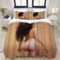 Nackte Frau Bettwäsche 140x200 cm Weich Microfaser Bettwäsche-Sets Sexy Bettbezug 3D Bettbezüge mit Reißverschluss und 2 Kissenbezug 80x80 cm, F116