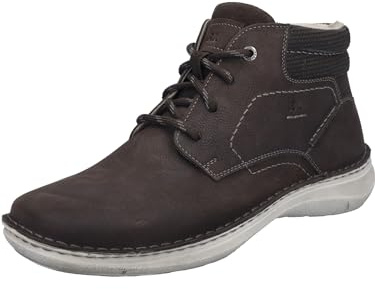 Josef Seibel Herren Schnürstiefeletten New Anvers 09,Weite K (Extra weit),Wechselfußbett,Bootee,Booties,halbstiefel,Moro-Kombi,42 EU