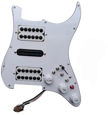 Vorverdrahtete HSH High Output Mini Humbucker Pickups Multi 4 Single Cut Switch 20 Töne E-Gitarre Ersatzteile(3)