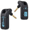 Kavolet Sistema di chitarra wireless 2,4 G, trasmettitore e ricevitore ricaricabili, con 10 ore di durata della batteria, Plug and Play, trasmissione in tempo reale 48 K/16 bit, spina girevole a 282