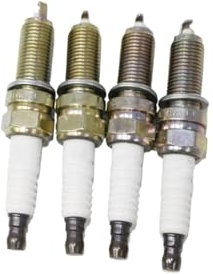 QKFTCSDW Kfz-Ersatz 4 Stück SILKR6C10E Iridium-Zündkerze kompatibel mit Hyundai Kia I10 I20 I30 FIAT 500 Cee'd 0,9 l 1,0 l 1,2 l 1,4 l 1884410060