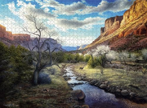 Buffalo Games - Charles Black - Beneath The Glory - 1000 Piece Jigsaw Puzzle for Adults Challenging Puzzle Perfect for Game Nights - Finished Puzzle Size is 26.75 x 19.75