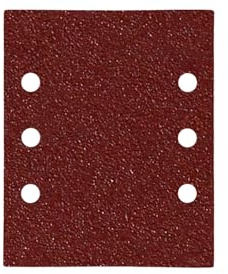 WOLFPACK LINEA PROFESIONAL Schleifpapier mit Klettverschluss, 114 x 140 mm, mit Löchern, Körnung 40 (10 Stück)