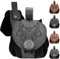AUNGCSHE Mittelalterliche Retro-HüFttasche, Leder Hüfttasche, Mittelalter, gürteltasche Urlaubsaccessoires und Aufbewahrung fur Erwachsener Kind(A, Schwarz)