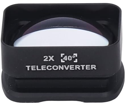 Lente de Teleobjetivo de 2X Zoom para Bolsillo 3, Fotografía de Larga Distancia 3 Lente, Montaje Magnético 2X Lente de Lupa Filtro para Bolsillo 3
