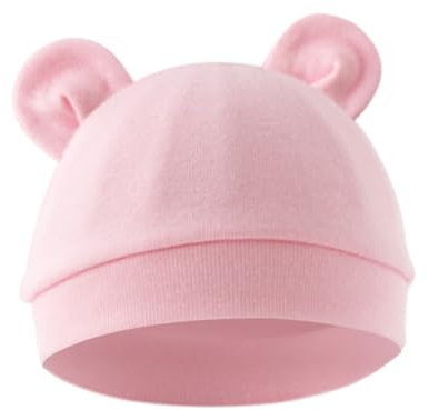 nuanzhiyuan Morbido & Traspirante Neonati Cappello di Cotone Fetale Caps per 0 a 3 Mesi Comodi Neonati Bonnet Moda Headwrap