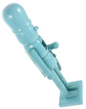 JOINPAYA Wooden Nutcracker Weihnachtsdeko Schlichte Tischfigur Für Festliche Anlässe Hochwertige Holzfigur Dekoration Für Zuhause Stilvollem Für Jedes