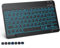 Teclado Bluetooth con retroiluminación RGB en Hebreo, Ruso, español, portugués y Coreano. Compatible con iOS, Android, Windows, iPad, Samsung, tabletas y portátiles.(Only PO Keyboard)